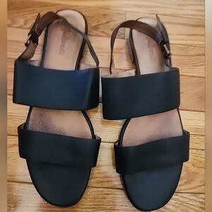 MADEWELL THE ELENA LEATHER SLINGBACK SANDALS